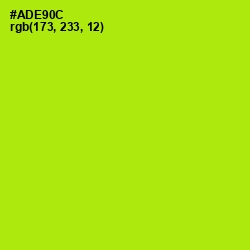 #ADE90C - Inch Worm Color Image