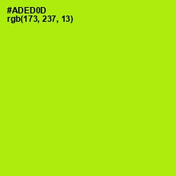 #ADED0D - Inch Worm Color Image