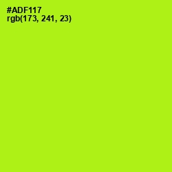 #ADF117 - Inch Worm Color Image