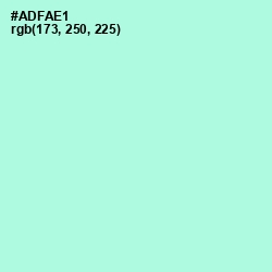 #ADFAE1 - Ice Cold Color Image