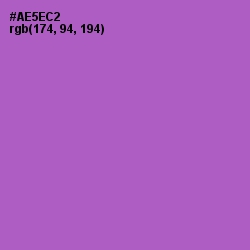 #AE5EC2 - Amethyst Color Image