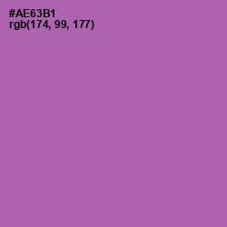#AE63B1 - Wisteria Color Image