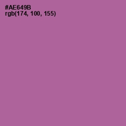 #AE649B - Turkish Rose Color Image