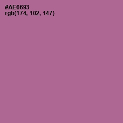 #AE6693 - Turkish Rose Color Image