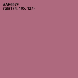 #AE697F - Coral Tree Color Image