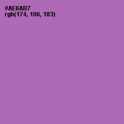 #AE6AB7 - Wisteria Color Image