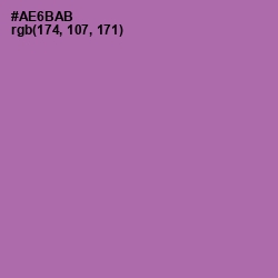 #AE6BAB - Wisteria Color Image