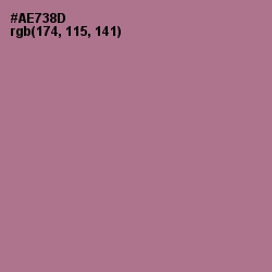 #AE738D - Turkish Rose Color Image