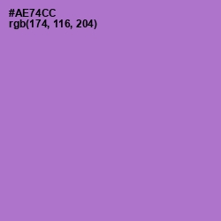#AE74CC - Lavender Color Image