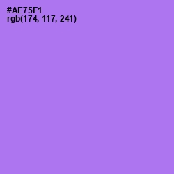 #AE75F1 - Lavender Color Image