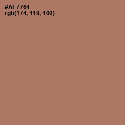 #AE7764 - Coral Tree Color Image