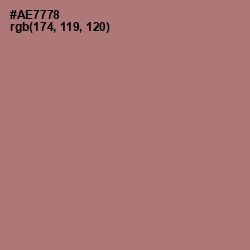 #AE7778 - Coral Tree Color Image