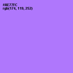 #AE77FC - Lavender Color Image