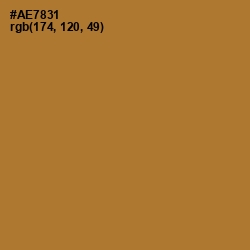 #AE7831 - Copper Color Image