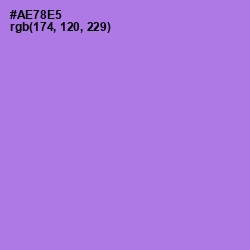 #AE78E5 - Lavender Color Image