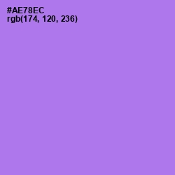 #AE78EC - Lavender Color Image