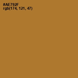 #AE792F - Copper Color Image