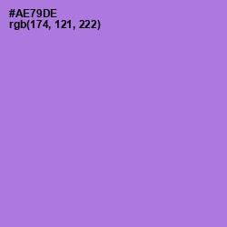 #AE79DE - Lavender Color Image