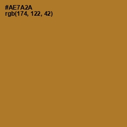 #AE7A2A - Copper Color Image