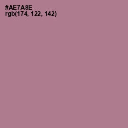#AE7A8E - Turkish Rose Color Image