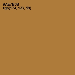 #AE7B3B - Copper Color Image