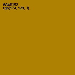 #AE8103 - Hot Toddy Color Image