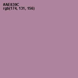 #AE839C - Bouquet Color Image