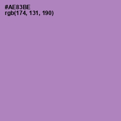 #AE83BE - Amethyst Smoke Color Image