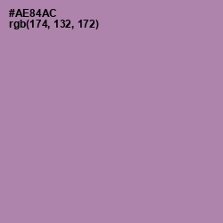 #AE84AC - Amethyst Smoke Color Image