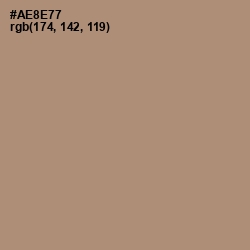 #AE8E77 - Pharlap Color Image