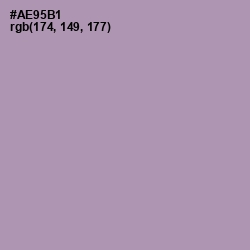 #AE95B1 - Amethyst Smoke Color Image