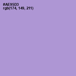 #AE95D3 - East Side Color Image