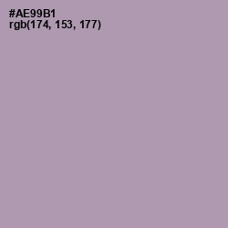 #AE99B1 - Amethyst Smoke Color Image