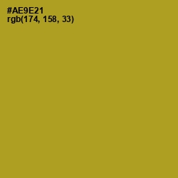 #AE9E21 - Lemon Ginger Color Image