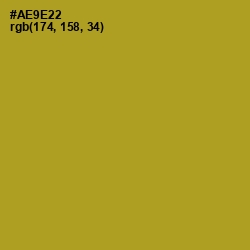 #AE9E22 - Lemon Ginger Color Image