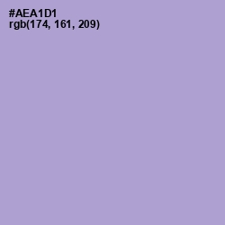 #AEA1D1 - Cold Purple Color Image