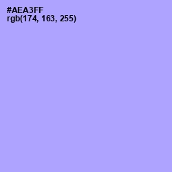 #AEA3FF - Biloba Flower Color Image
