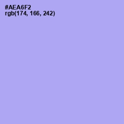 #AEA6F2 - Biloba Flower Color Image