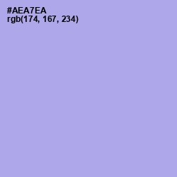 #AEA7EA - Biloba Flower Color Image