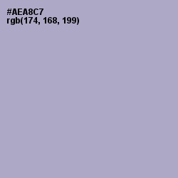 #AEA8C7 - Logan Color Image