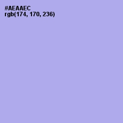 #AEAAEC - Biloba Flower Color Image