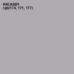 #AEABB1 - Aluminium Color Image