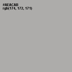 #AEACAB - Silver Chalice Color Image