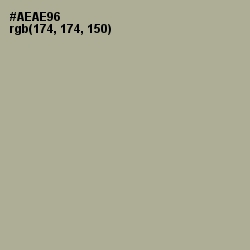 #AEAE96 - Bud Color Image