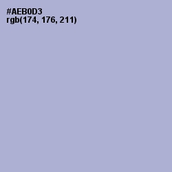 #AEB0D3 - Casper Color Image