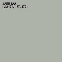#AEB1AA - Silver Chalice Color Image