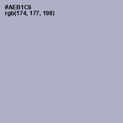 #AEB1C6 - Cadet Blue Color Image