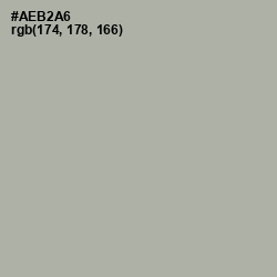 #AEB2A6 - Silver Chalice Color Image