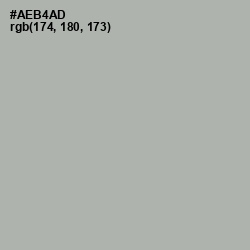 #AEB4AD - Silver Chalice Color Image