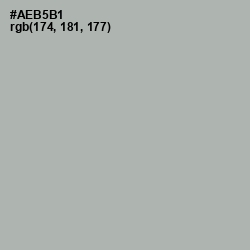 #AEB5B1 - Bombay Color Image